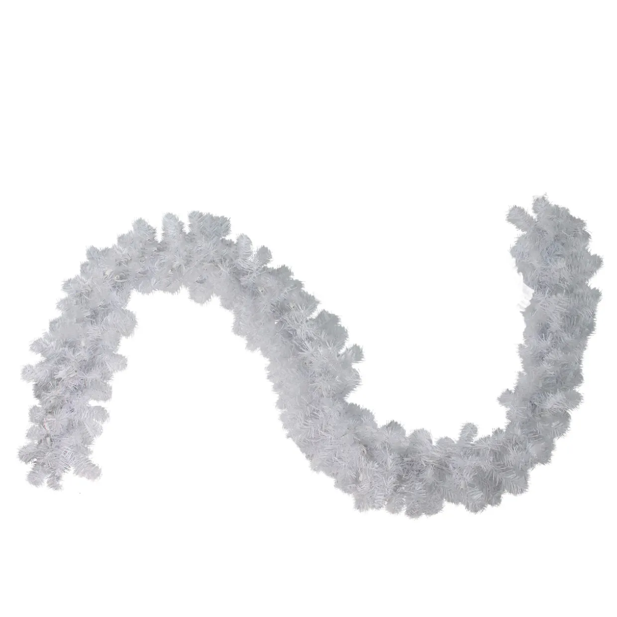 Crystal Spruce Artificial Christmas Garland - 9' x 12" - White - Unlit
