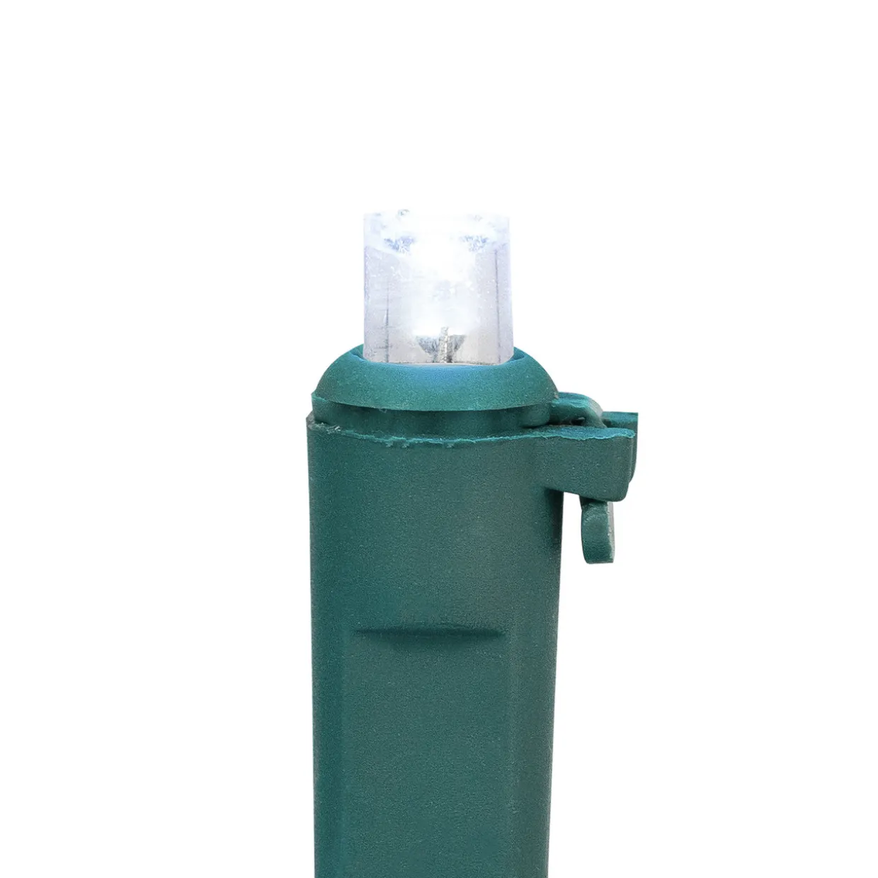 50ct Blue and White LED Wide Angle Mini Christmas Lights, 16.25ft Green Wire