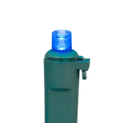 50ct Blue and White LED Wide Angle Mini Christmas Lights, 16.25ft Green Wire