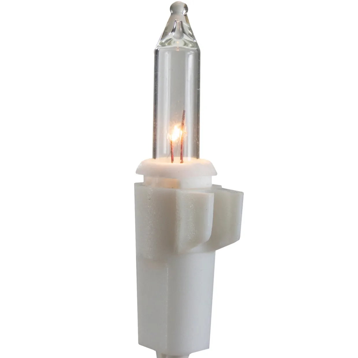 70ct Clear Mini Replacement Christmas Lights with Clips for 3-D Frames