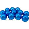 12ct Lavish Blue Shatterproof Christmas Ball Ornaments 4" (100mm)