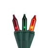 150ct Multi Everglow 8-Function Mini Christmas Lights - 37.5ft, Green Wire