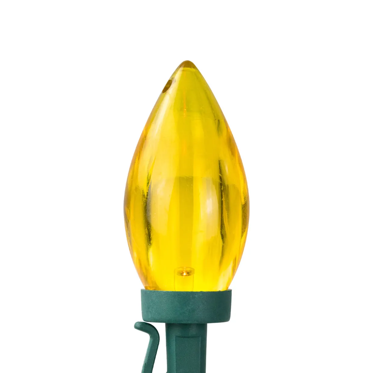 25ct Multi-Color LED C9 Christmas Lights, 16ft Green Wire