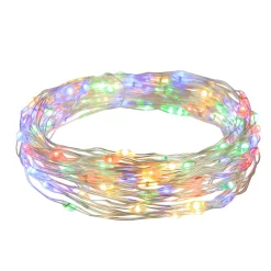 100ct Multi-Color LED Micro Fairy Lights, 16ft Copper Wire