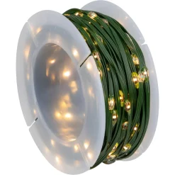 200ct Multi-Function Warm White Christmas Fairy Lights, 64.5ft Green Wire
