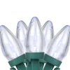 25ct Pure White LED C7 Christmas Light Set - 16ft Green Wire