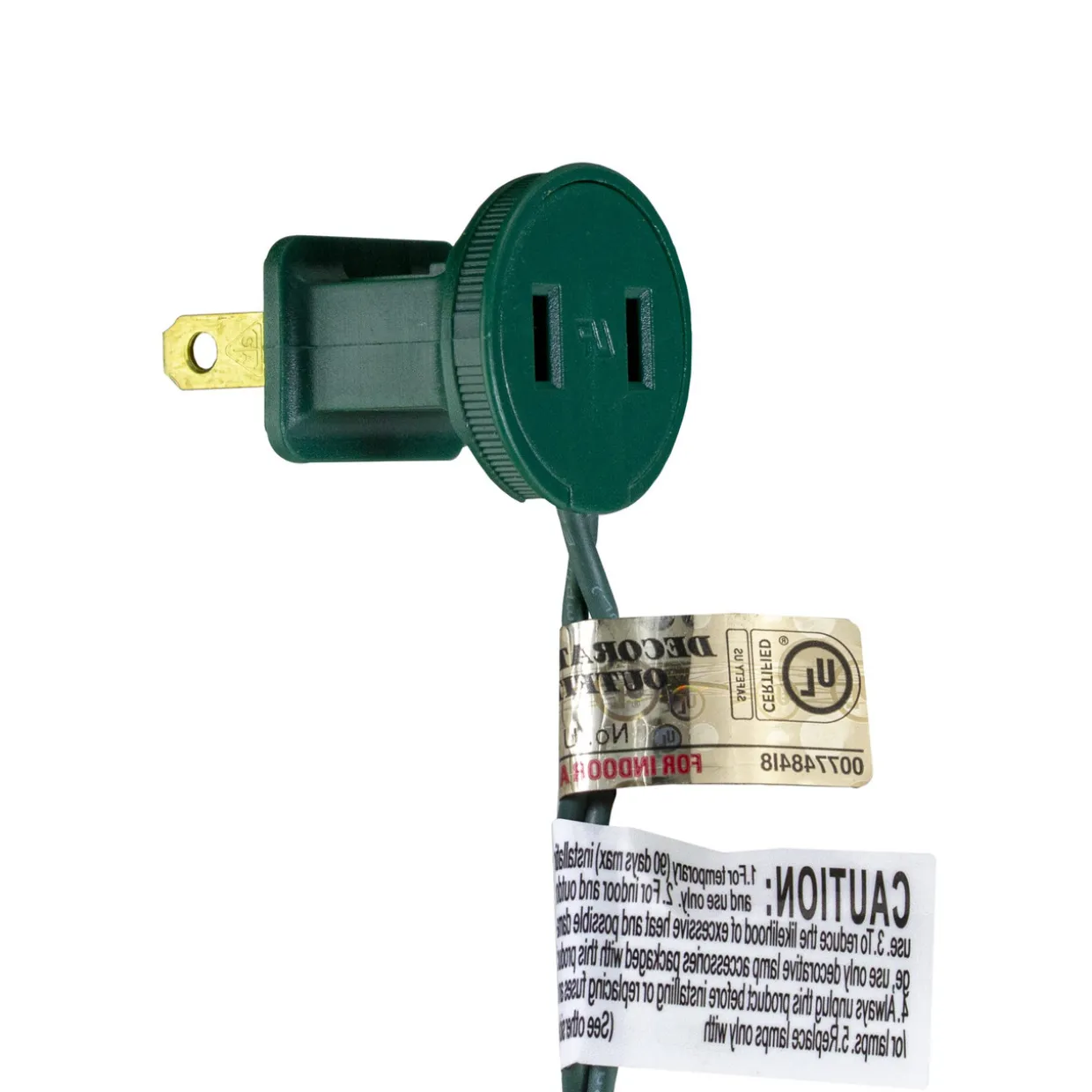 50ct Pure White LED Mini Christmas Lights, 16.25ft Green Wire