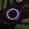 100ct Purple LED Micro Fairy Lights, 16ft Copper Wire