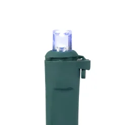 50ct Red and White LED Wide Angle Christmas Lights, 16.25ft Green Wire