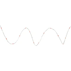 100ct Red LED Micro Fairy Lights, 16ft Copper Wire