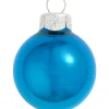 20ct Shiny Wedgewood Blue Glass Ball Christmas Ornaments 1.25" (30mm)