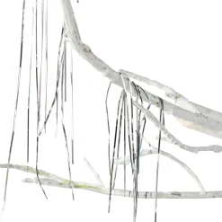 1000ct Silver Tinsel Icicle Strands - 18