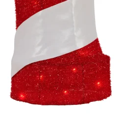 3D LED Lighted Striped Candle Christmas Outdoor Decoration - 30