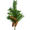 Dakota Red Pine Artificial Christmas Spray with Pine Cones - 15"