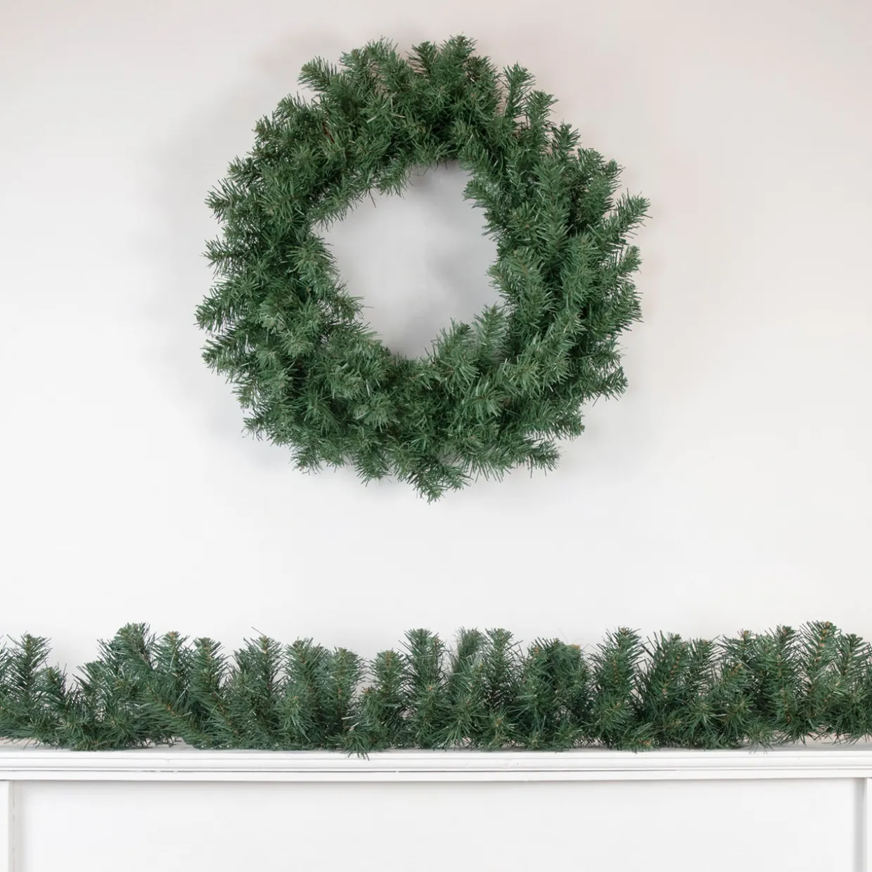 Dakota Red Pine Artificial Christmas Wreath - 24" - Unlit