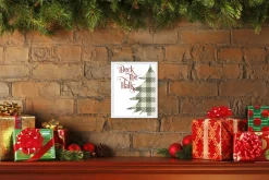 Deck the Halls - Plaid Tree 10