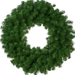 Deluxe Dorchester Full Pine Artificial Christmas Wreath, 24-Inch, Unlit