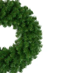 Deluxe Dorchester Full Pine Artificial Christmas Wreath, 24-Inch, Unlit