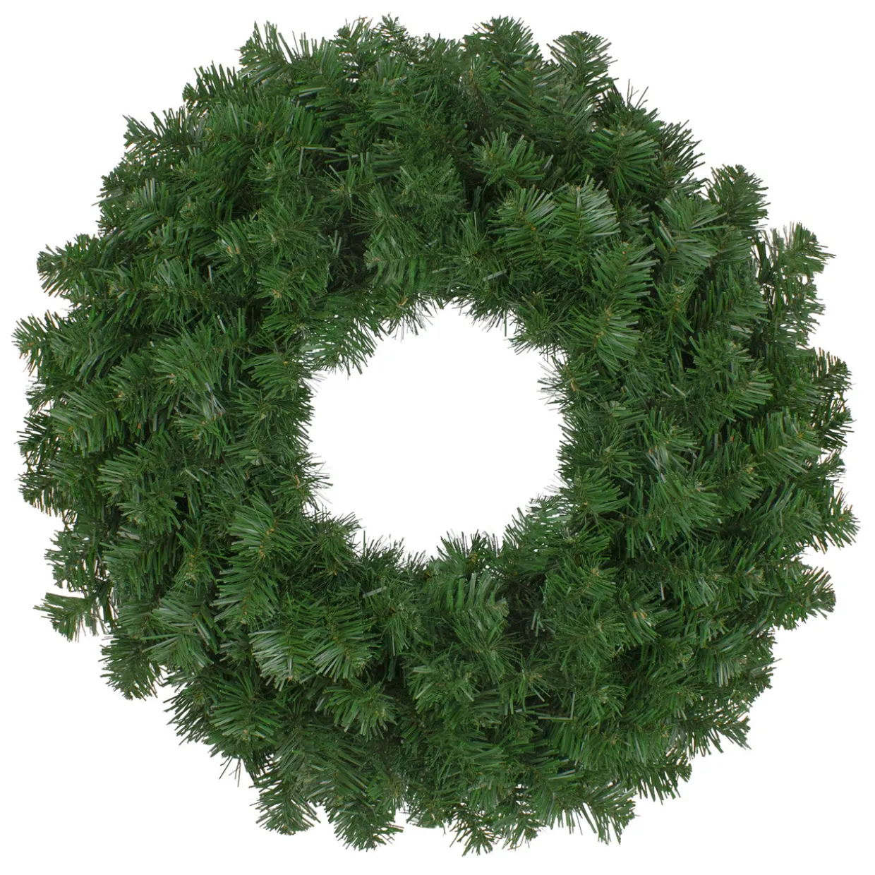 Deluxe Windsor Full Pine Artificial Christmas Wreath - 24" - Unlit