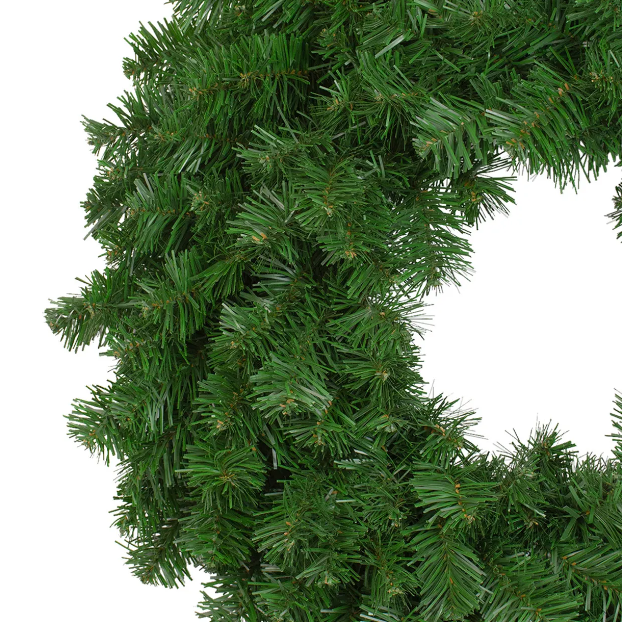 Deluxe Windsor Full Pine Artificial Christmas Wreath - 24" - Unlit