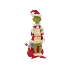 Department 56 Dr Seuss Grinch Checking His List Christmas Figure #6010972