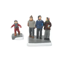 Dept 56 a Christmas Story C'mon Guys Wait Up Christmas Figure