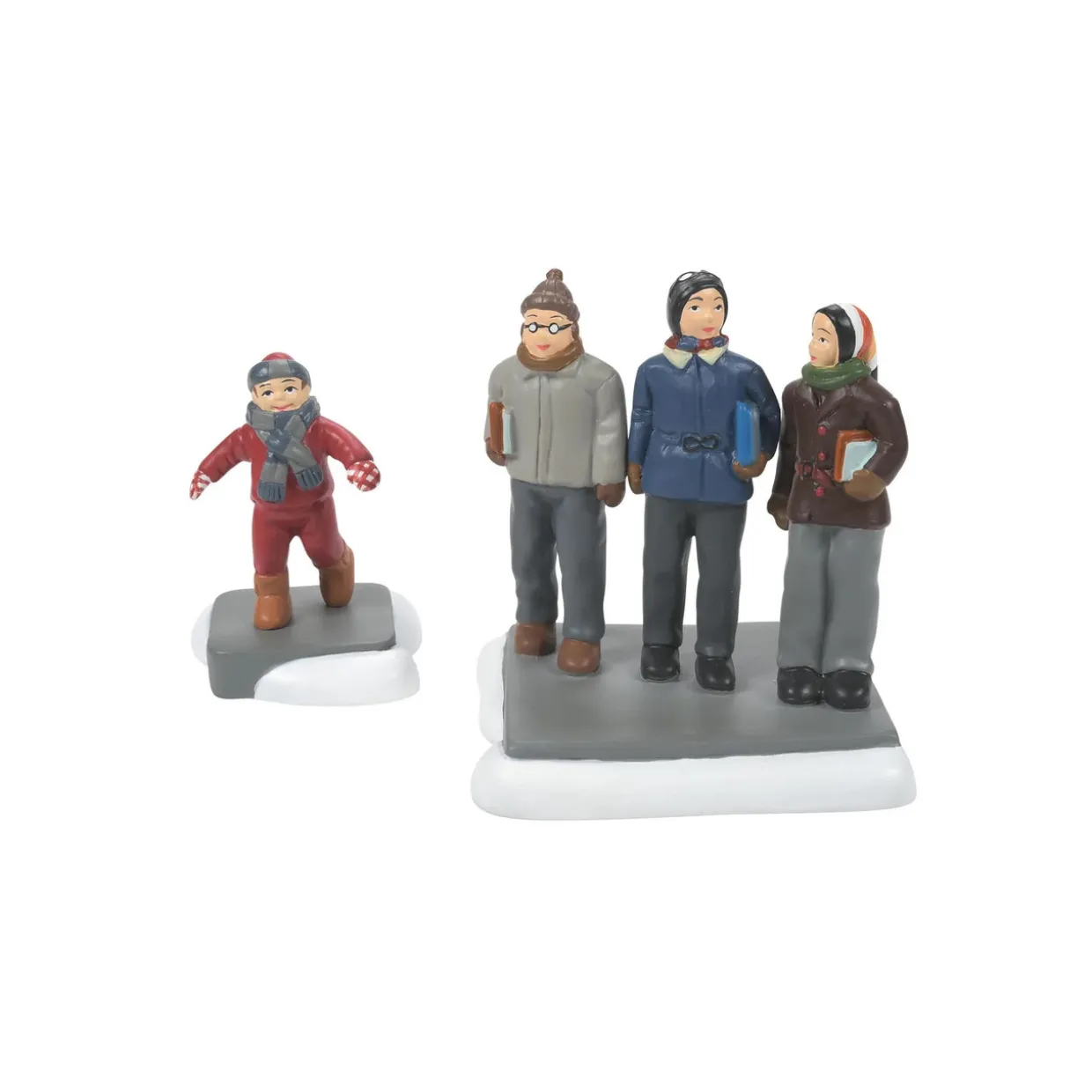 Dept 56 a Christmas Story C'mon Guys Wait Up Christmas Figure