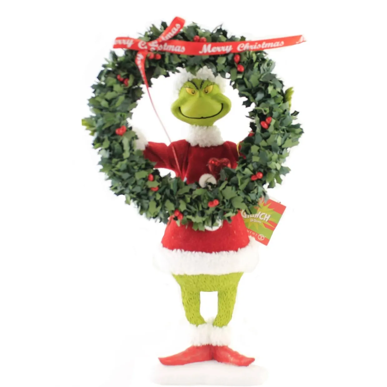Dept 56 Grinch Decorates Christmas Figure