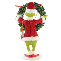 Dept 56 Grinch Decorates Christmas Figure
