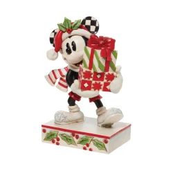 Dept 56 Mickey with Stacked Presents Christmas Figure