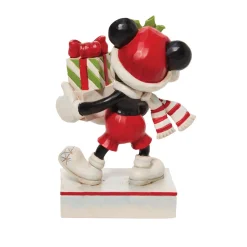 Dept 56 Mickey with Stacked Presents Christmas Figure