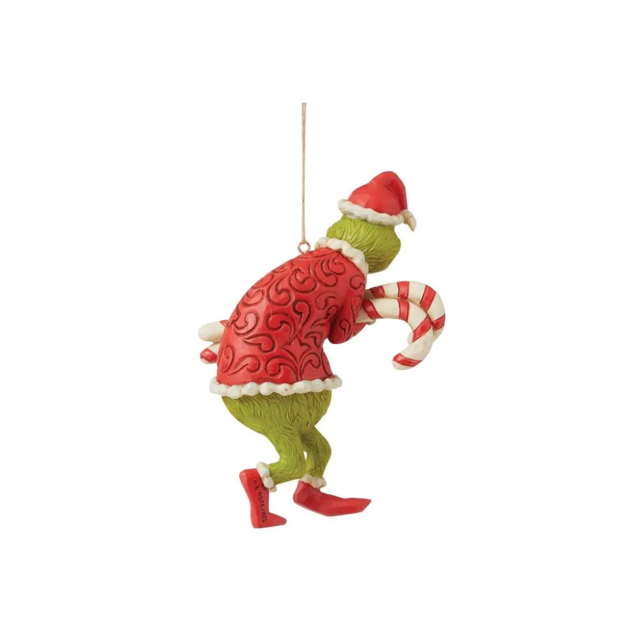 Dept 56 The Grinch with Candy Canes Christmas Ornament
