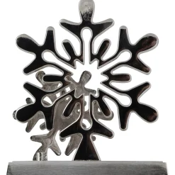 Double Snowflakes Christmas Stocking Holder - 6