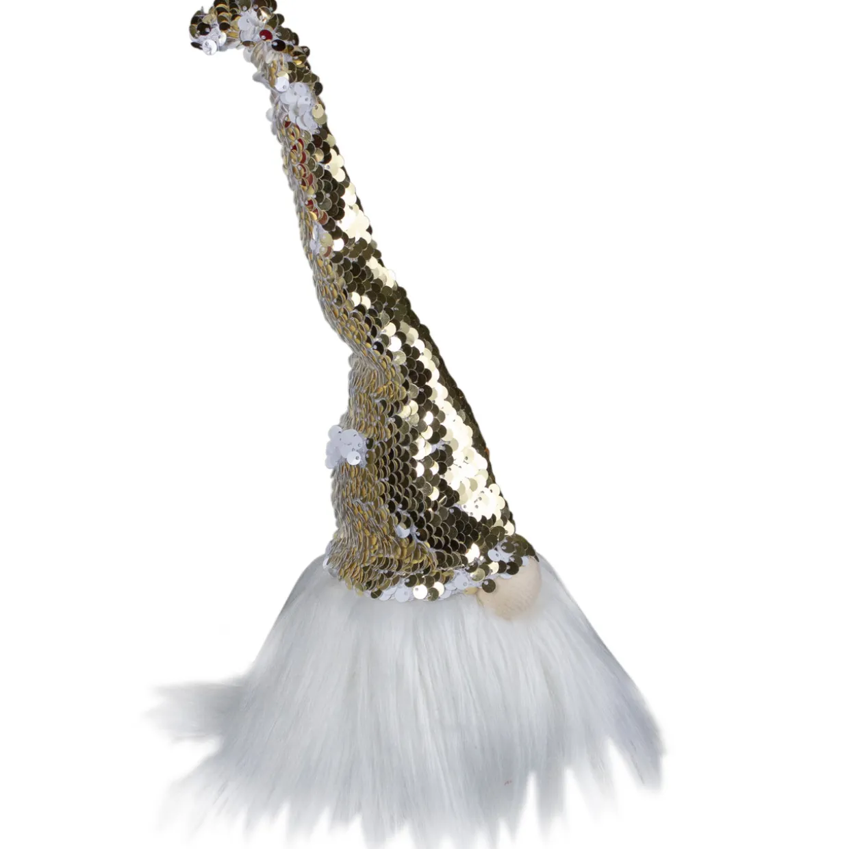 Elf Gnome with Sequin Hat Christmas Figure - 12"