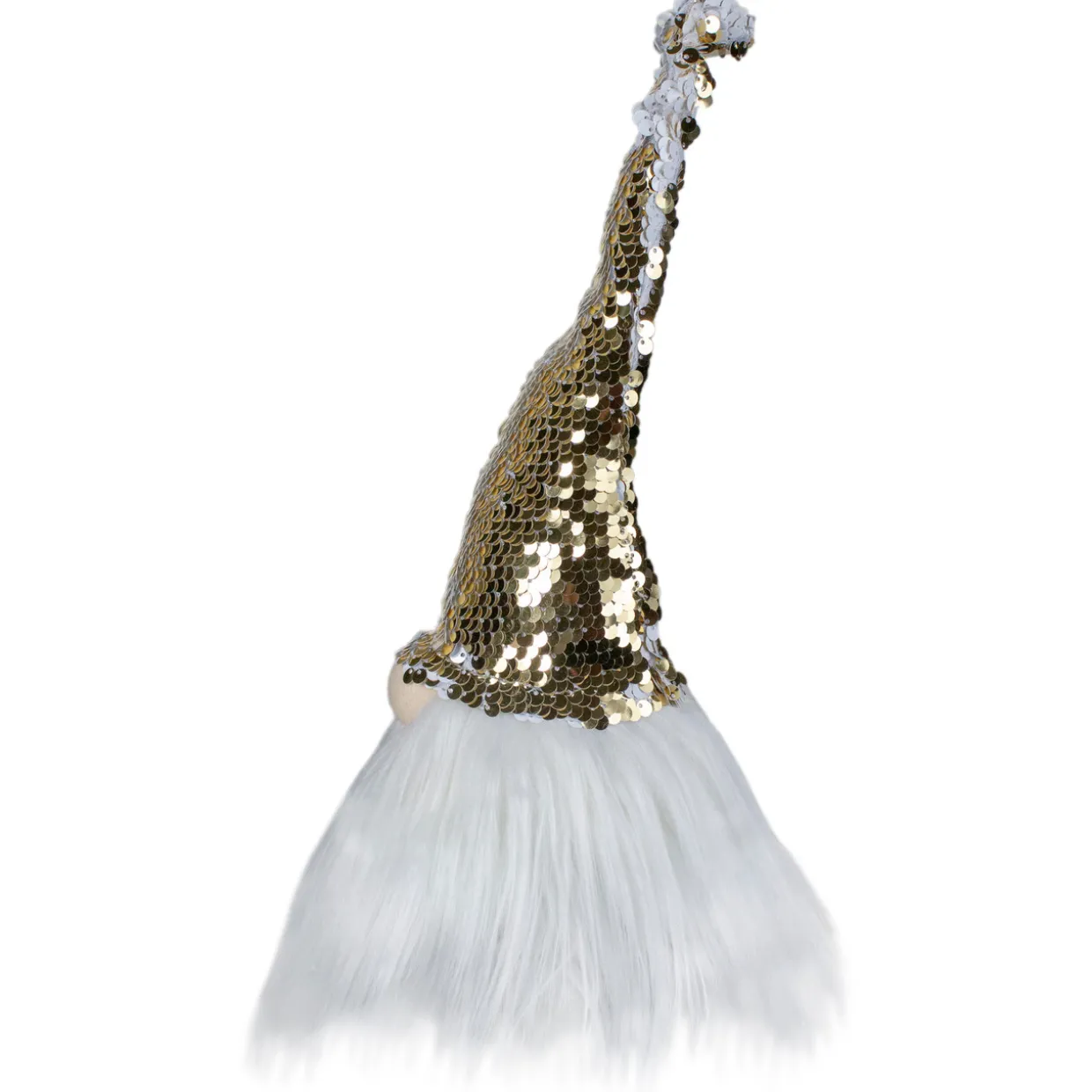 Elf Gnome with Sequin Hat Christmas Figure - 12"