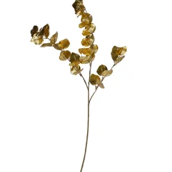 Eucalyptus Artificial Christmas Spray - 34" - Metallic Gold