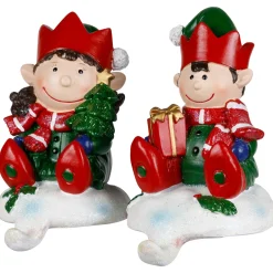 Festive Elves Christmas Stocking Holders - 5