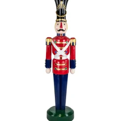 Fiberglass Commercial Christmas Toy Solider Soldier with Jewels - 6.25'