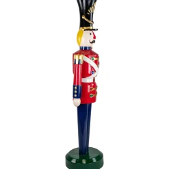 Fiberglass Commercial Christmas Toy Solider Soldier with Jewels - 6.25'