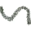 Flocked Madison Pine Artificial Christmas Garland - 9' x 10" - Unlit