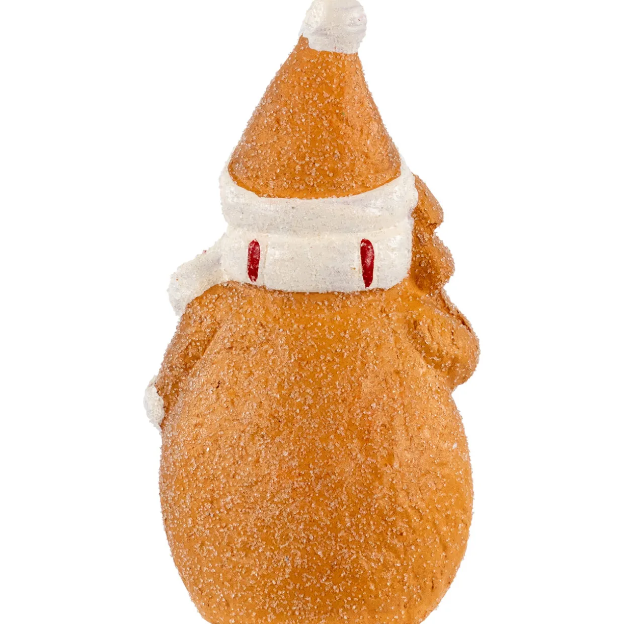Frosted Gingerbread Snowman with Cookie Tree Christmas Figurine - 5.75"