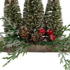 Frosted Mini Bottle Brush Trees Christmas Ornament - 7