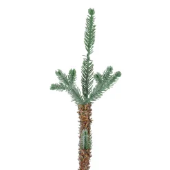 Frosted Pine Slim Artificial Christmas Tree with Jute Base - 3' - Unlit
