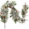 Frosted Pinecones and Berries Artificial Christmas Garland - 6' x 8" - Unlit