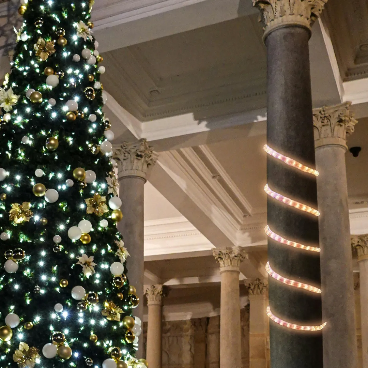 18ft Clear Incandescent Christmas Rope Lights