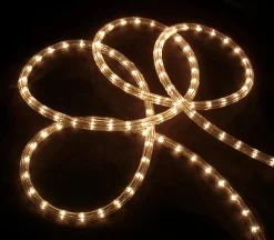 100ft Clear Incandescent Outdoor Christmas Rope Lights