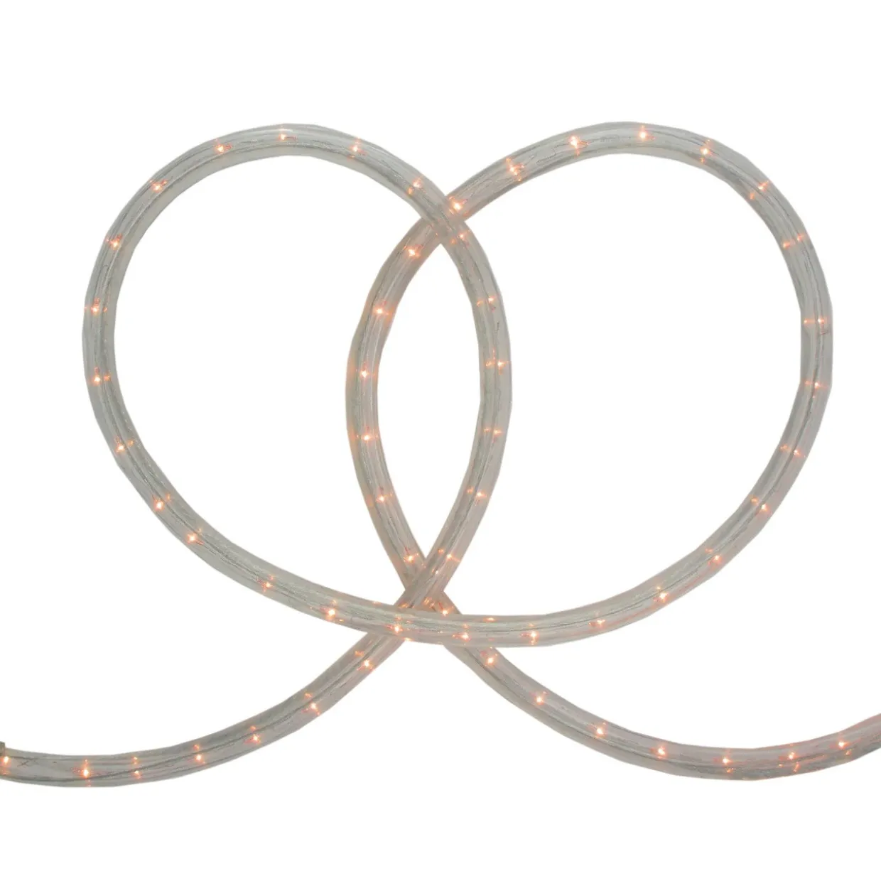 100ft Clear Incandescent Outdoor Christmas Rope Lights