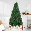 7.5ft Pre-Lit Ravenna Pine Artificial Christmas Tree - Warm White LED Lights