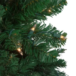 7.5ft Pre-Lit Ravenna Pine Artificial Christmas Tree - Warm White LED Lights