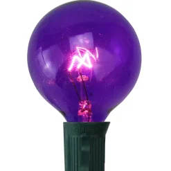 G50 Incandescent Replacement Christmas Bulbs - Purple - 25ct